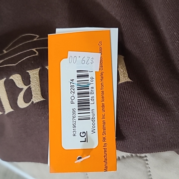 Harley Davidson, large, & brown - Picture 3 of 3